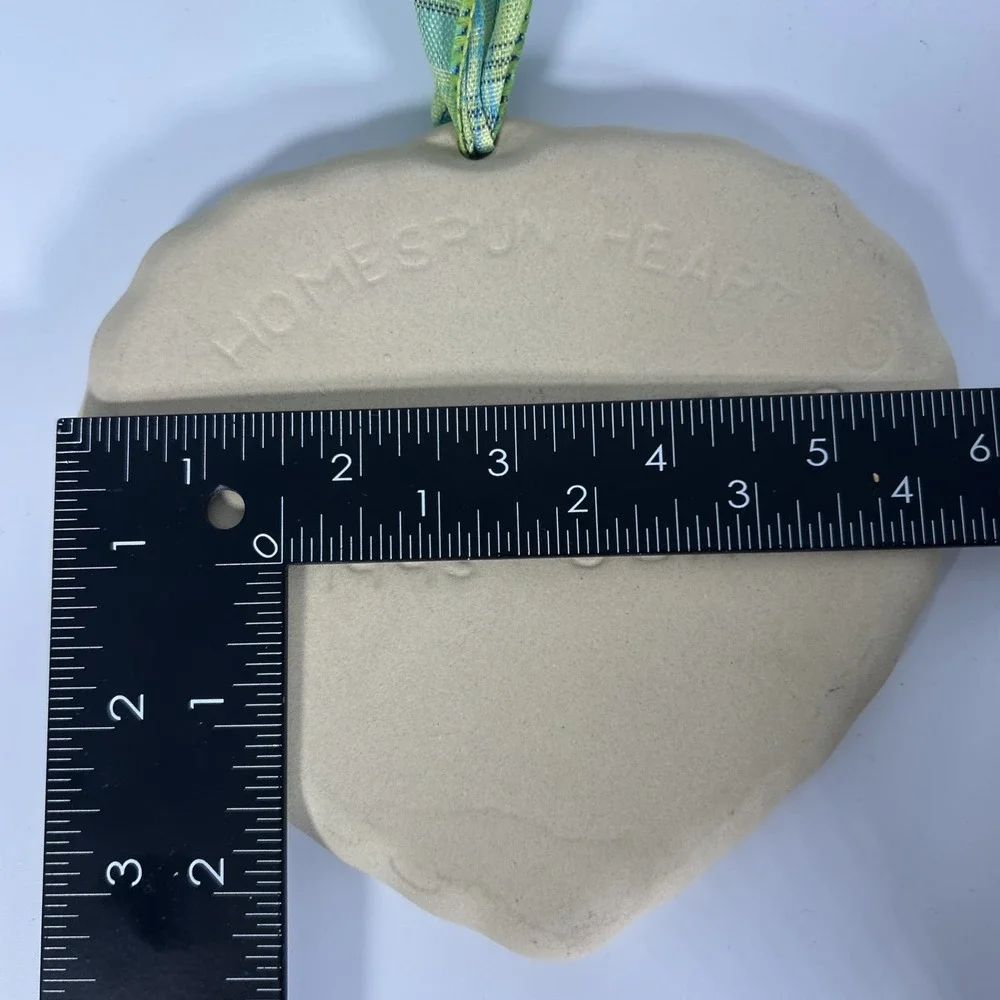 Vintage 1993 Pampered Chef Cookie Mold Homespun Heart